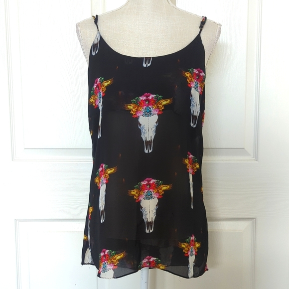 Show Me Your MuMu Black Cowhead Estella Topslip Cami - Picture 5 of 11